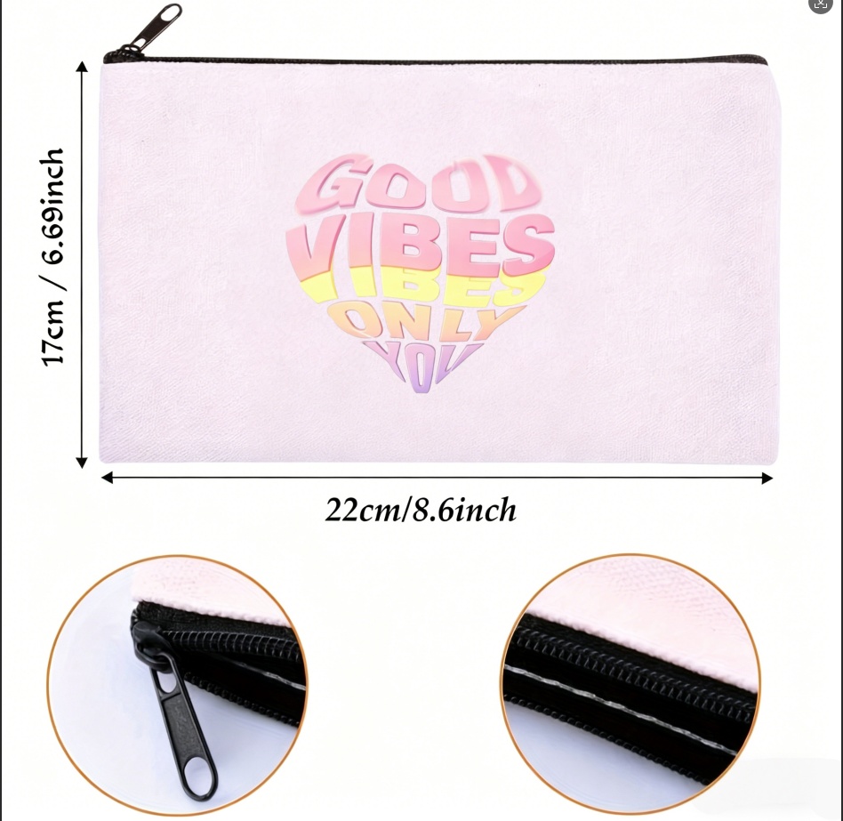 Skincare Only You - 1PC Pochette cosmétique en toile à