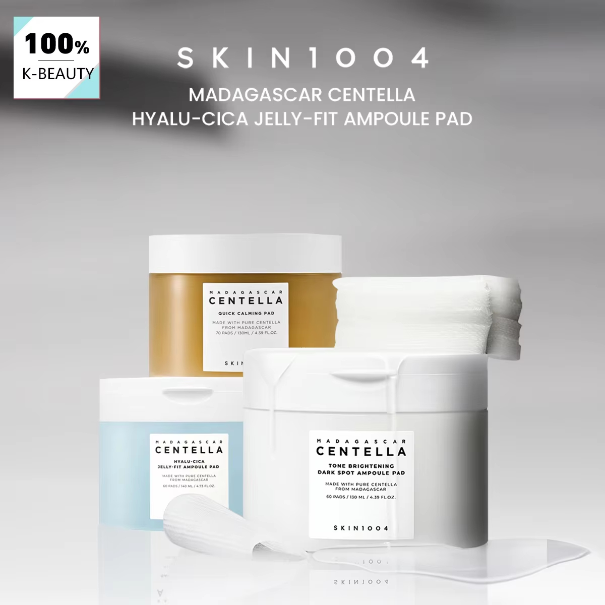 Skincare Omg - SKIN1004 Madagascar Centella Pad Essence-Infused ​