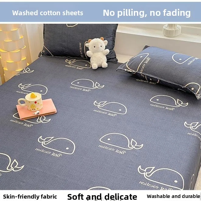 Drap-housse en coton lavé doux - Skincare Skin 1004 avis et prix