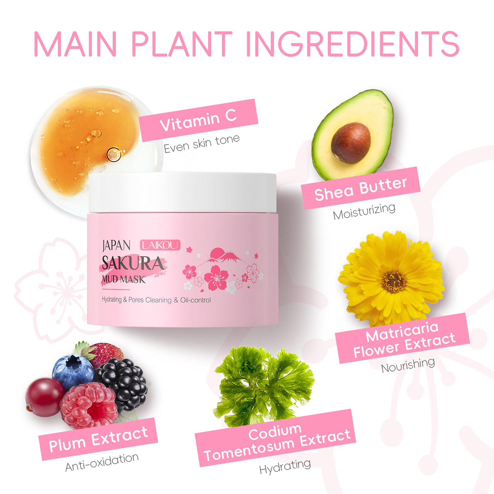 Masque Sakura pour le nettoyag - Skincare Omg avis et prix