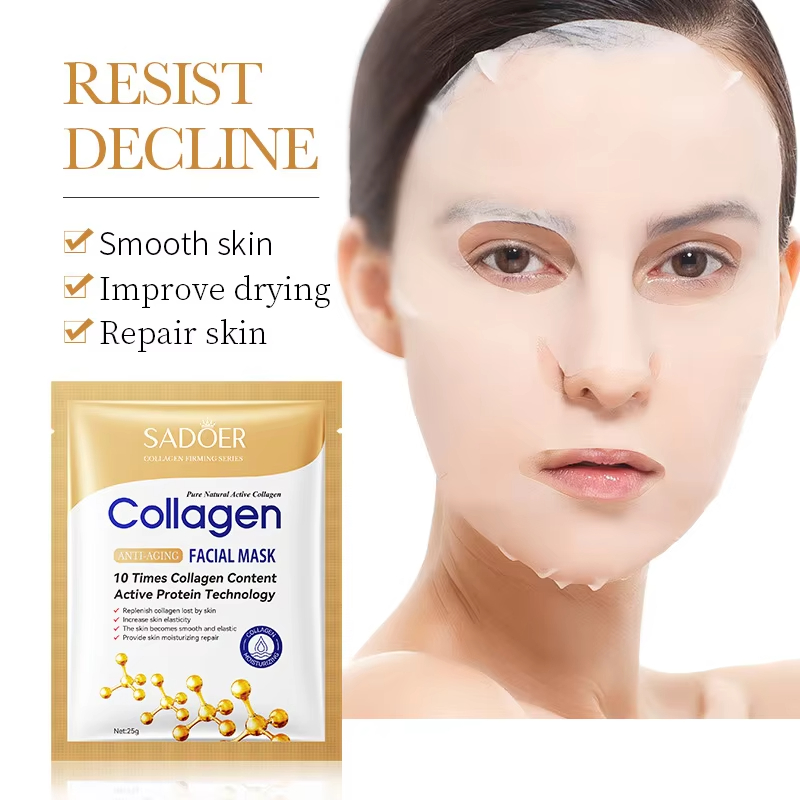 Masque facial coréen au collag - Skincare Omg avis et prix