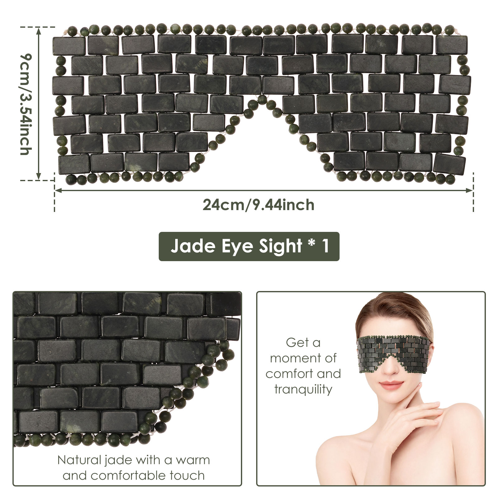 Masque pour les yeux en Jade P - Skincare Omg avis et prix