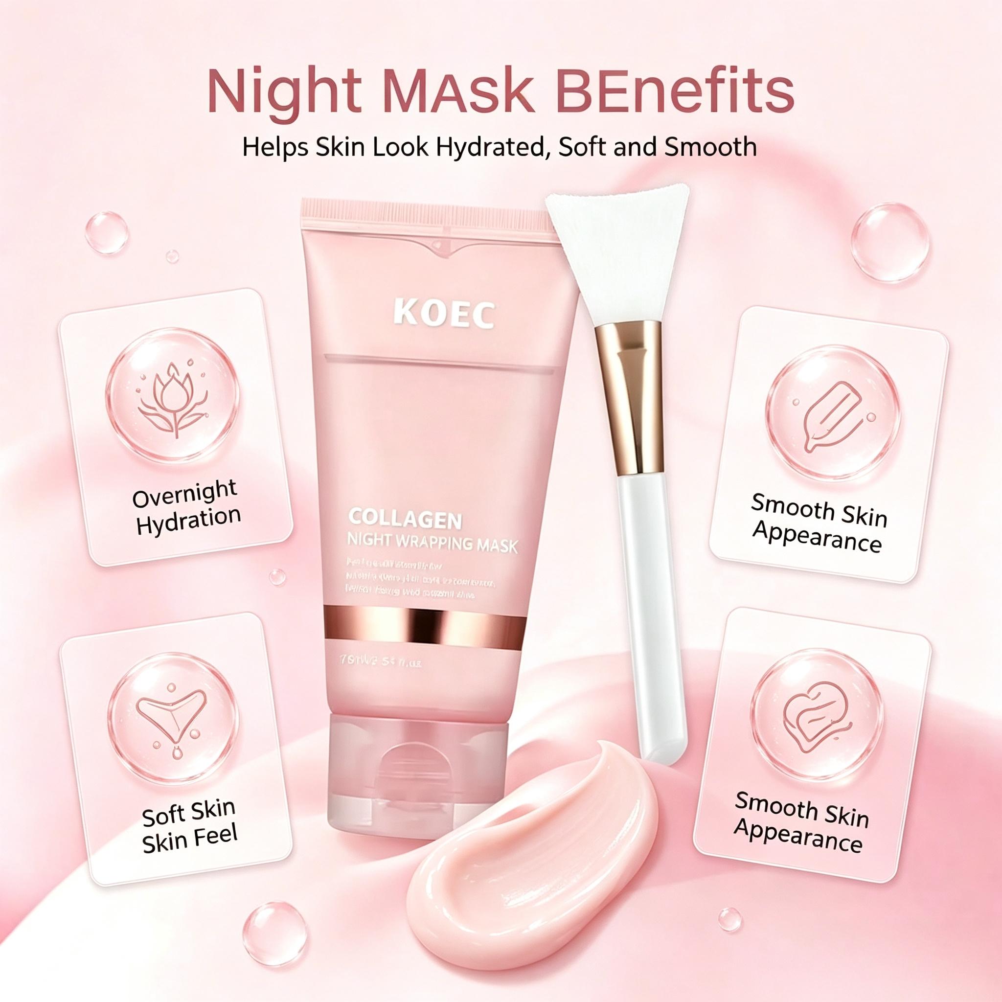 Masque facial peel-off au coll - Skincare Omg avis et prix