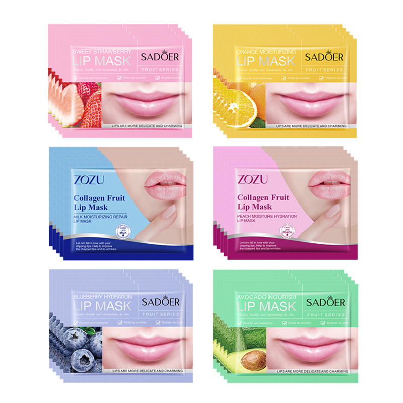 30 pièces Fruits masque à lèvr - Skincare Omg avis et prix